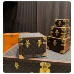 Louis Vuitton LV Unisex Pyramid Trunk Brown Monogram Coated Canvas M10052 - immagine 5