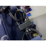 Louis Vuitton LV Unisex Trio Messenger Ink Blue White Monogram Shadow Calf Leather M24753 - Image 7
