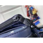 Louis Vuitton LV Unisex Trio Messenger Ink Blue White Monogram Shadow Calf Leather M24753 - Image 8