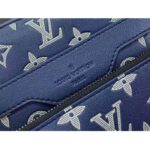 Louis Vuitton LV Unisex Trio Messenger Ink Blue White Monogram Shadow Calf Leather M24753 - Image 9