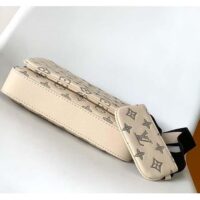 Louis Vuitton LV Unisex Trio Messenger White Navy Blue Monogram Shadow Calf Leather M24754 (6)