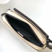 Louis Vuitton LV Unisex Trio Messenger White Navy Blue Monogram Shadow Calf Leather M24754 (6)