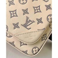 Louis Vuitton LV Unisex Trio Messenger White Navy Blue Monogram Shadow Calf Leather M24754 (6)