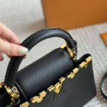 Louis Vuitton LV Women Capucines BB Black Taurillon Leather Cowhide M23263 - Image 7