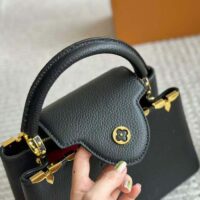 Louis Vuitton LV Women Capucines BB Black Taurillon Leather Cowhide M23263′ (7)