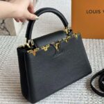 Louis Vuitton LV Women Capucines BB Black Taurillon Leather Cowhide M23263 - Image 3