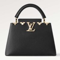 Louis Vuitton LV Women Capucines BB Black Taurillon Leather Cowhide M23263′ (7)