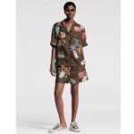 Louis Vuitton LV Women Elysee Palace Boxer Shorts Silk Dark Brown 1AFMKB - Image 9