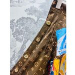 Louis Vuitton LV Women Elysee Palace Boxer Skirts Silk Dark Brown – Image 6