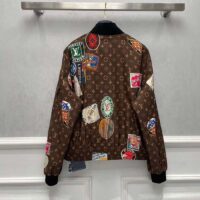 Louis Vuitton LV Women Flight Mode Monogram Jacquard Jacket Polyamide Elastane Multicolor Brown (10)