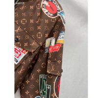 Louis Vuitton LV Women Flight Mode Monogram Jacquard Jacket Polyamide Elastane Multicolor Brown (10)