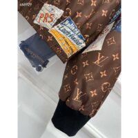 Louis Vuitton LV Women Flight Mode Monogram Jacquard Jacket Polyamide Elastane Multicolor Brown (10)