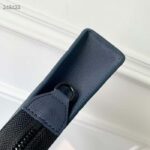 Louis Vuitton LV Women Gaston Wearable Wallet Blue Monogram Shadow Calfskin Leather M83384 - Image 8