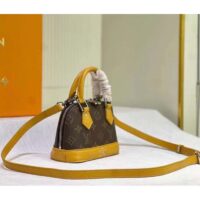 Louis Vuitton LV Women Nano Alma Brown Monogram Coated Canvas M82717 (11)