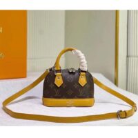 Louis Vuitton LV Women Nano Alma Brown Monogram Coated Canvas M82717 (11)