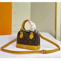 Louis Vuitton LV Women Nano Alma Brown Monogram Coated Canvas M82717 (11)