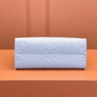 Louis Vuitton LV Women OnTheGo PM​ Blue Hour Embossed Grained Cowhide Leather (9)