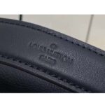 Louis Vuitton LV Women Side Trunk MM Handbag Black Grained Calf Leather M25160 - Image 11