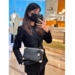 Louis Vuitton LV Women Side Trunk MM Handbag Black Grained Calf Leather M25160 - Image 12