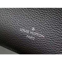 Louis Vuitton LV Women Side Trunk MM Handbag Black Grained Calf Leather M25160 (12)