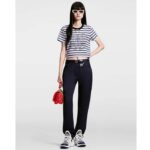Louis Vuitton LV Women Striped Anchor Crop Top Cotton Deep Marine 1AFMTJ – Bild 11