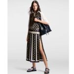 Louis Vuitton LV Women Sunset Flat Comfort Sandal Navy Blue Nylon 1ACTWB - Image 10