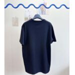 Louis Vuitton Women LV Embroidered Cotton T-Shirt Regular Fit Black 1AFQ67 - Bild 3