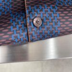 Louis Vuitton Men LV Long-Sleeved Damier Silk Pyjama Shirt Pyjama Fit 1AFJD0 - immagine 8