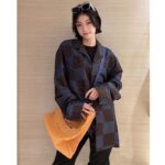 Louis Vuitton Women LV Long-Sleeved Damier Silk Pyjama Shirt Pyjama Fit 1AFJD0 – Bild 10