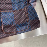 Louis Vuitton Men LV Long-Sleeved Damier Silk Pyjama Shirt Pyjama Fit 1AFJD0 (7)