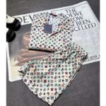 Louis Vuitton Women LV Monogram Printed Silk Shorts Relaxed Fit Elasticated Waist 1AFPZE - Image 6