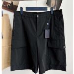 Louis Vuitton Women LV Ripstop Cargo Short Regular Fit Black Cotton 1ABJI7 - Image 2