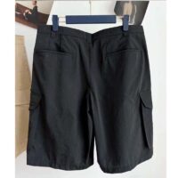 Louis Vuitton Men LV Ripstop Cargo Short Regular Fit Black Cotton 1ABJI7 (9)