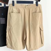 Louis Vuitton Men LV Ripstop Cargo Short Regular Fit Suede Cotton 1ABJIG (12)