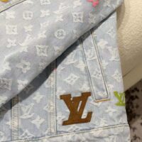 Louis Vuitton Men Monogram Denim Jacket 1AFPTF (1)