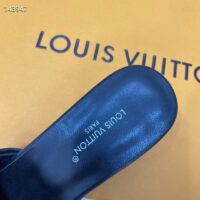 Louis Vuitton Unisex Capri Mule Black Calf Leather LV Initials 4.5 CM Heel 1ACU2T (1)
