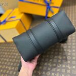 Louis Vuitton Unisex City Keepall Bag Black Aerogram Grained Calf Leather Cowhide M59255 - Image 5