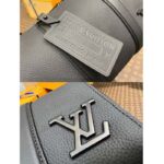 Louis Vuitton Unisex City Keepall Bag Black Aerogram Grained Calf Leather Cowhide M59255 - Image 8