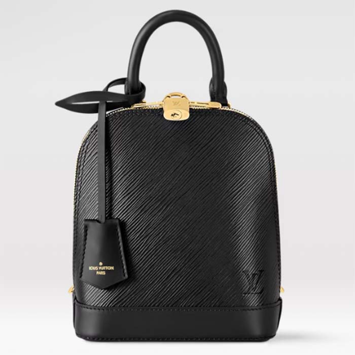 Louis Vuitton Unisex LV Alma Backpack Black Epi Grained Cowhide Leather M25103