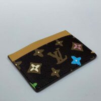 Louis Vuitton Unisex LV Card Holder Chocolate Monogram Craggy Coated Canvas M83348 (3)