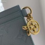 Louis Vuitton Unisex LV Charms Card Holder Olympe Blue Monogram Supple Cowhide Leather M83585 - Bild 8