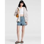 Louis Vuitton Unisex LV Flight Mode Pool Pillow Comfort Mule Cacao Brown Nylon 1ACTDU - Bild 11