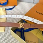 Louis Vuitton Unisex LV Iconic 20 MM Reversible Belt Monogram Dune Canvas M8495U - Image 2