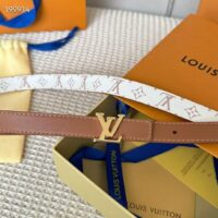 Louis Vuitton Unisex LV Iconic 20 MM Reversible Belt Monogram Dune Canvas M8495U (8)