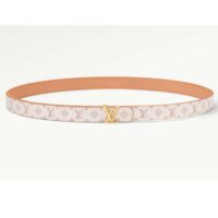 Louis Vuitton Unisex LV Iconic 20 MM Reversible Belt Monogram Dune Canvas M8495U (8)