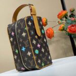 Louis Vuitton Unisex LV Locker Dopp Kit Chocolate Monogram Craggy Coated Canvas M47069 - Image 4