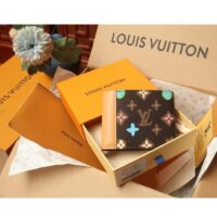 Louis Vuitton Unisex LV Multiple Wallet Chocolate Monogram Craggy Coated Canvas M83334 (2)