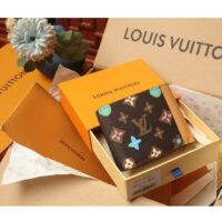 Louis Vuitton Unisex LV Multiple Wallet Chocolate Monogram Craggy Coated Canvas M83334 (2)