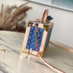 Louis Vuitton Unisex LV Petite Valise Denim Bleu S-Lock Closure M24161 - Imagen 5