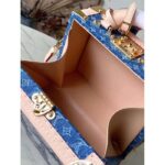 Louis Vuitton Unisex LV Petite Valise Denim Bleu S-Lock Closure M24161 - Imagen 6